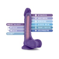 Au Naturel Bold Thrill Dual Density Dildo Purple