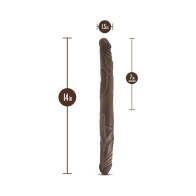 Dr. Skin 14 Inch Double Dildo Brown