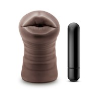 Stroker Oral Hot Chocolate Heather con Vibrador Bullet