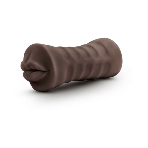 Hot Chocolate Heather Oral Stroker with Bullet Vibrator