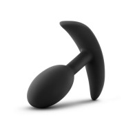 Luxe Wearable Slim Plug Small Black - Anal Plug with Vibrations