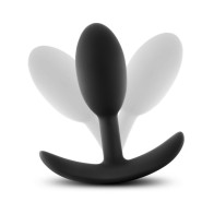 Luxe Wearable Slim Plug Small Black - Anal Plug with Vibrations