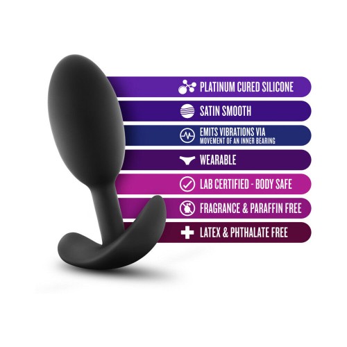 Plug Slim Vibra Wearable Luxe Mediano Negro