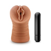 M para Hombres Sofia Estimulador Vagina con Bullet Vibrante Beige