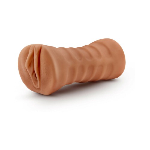 Julieta Vagina Stroker with Bullet Vibrator Tan - Ultimate Male Pleasure