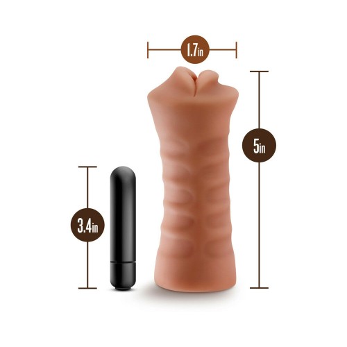 Stroker Oral Isabella con Vibración para Hombres