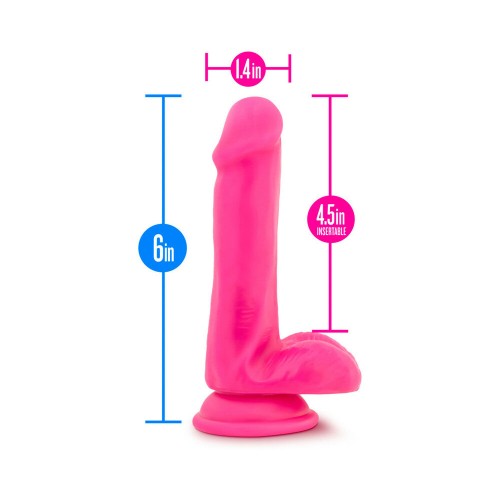 Neo Elite 6 in. Silicone Dildo with Dual Density