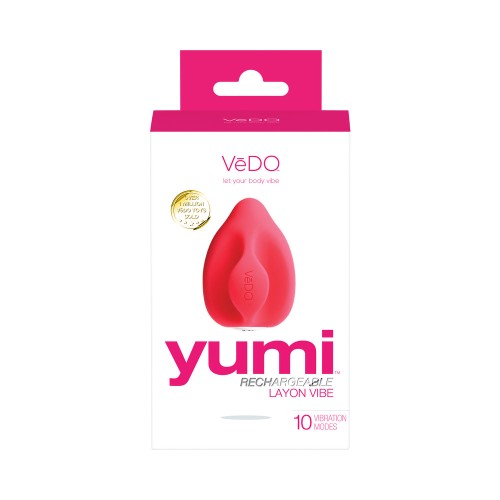 Vibrador de Dedo Recargable VeDO Yumi Rosa