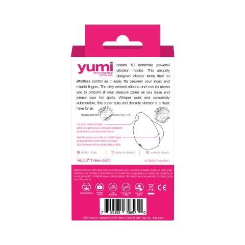 VeDO Yumi Rechargeable Finger Vibe Pink