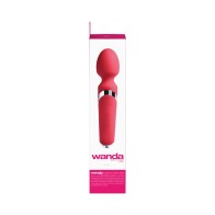 VeDO Wanda Rechargeable Wand Vibe Foxy Pink