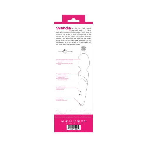 VeDO Wanda Rechargeable Wand Vibe Foxy Pink