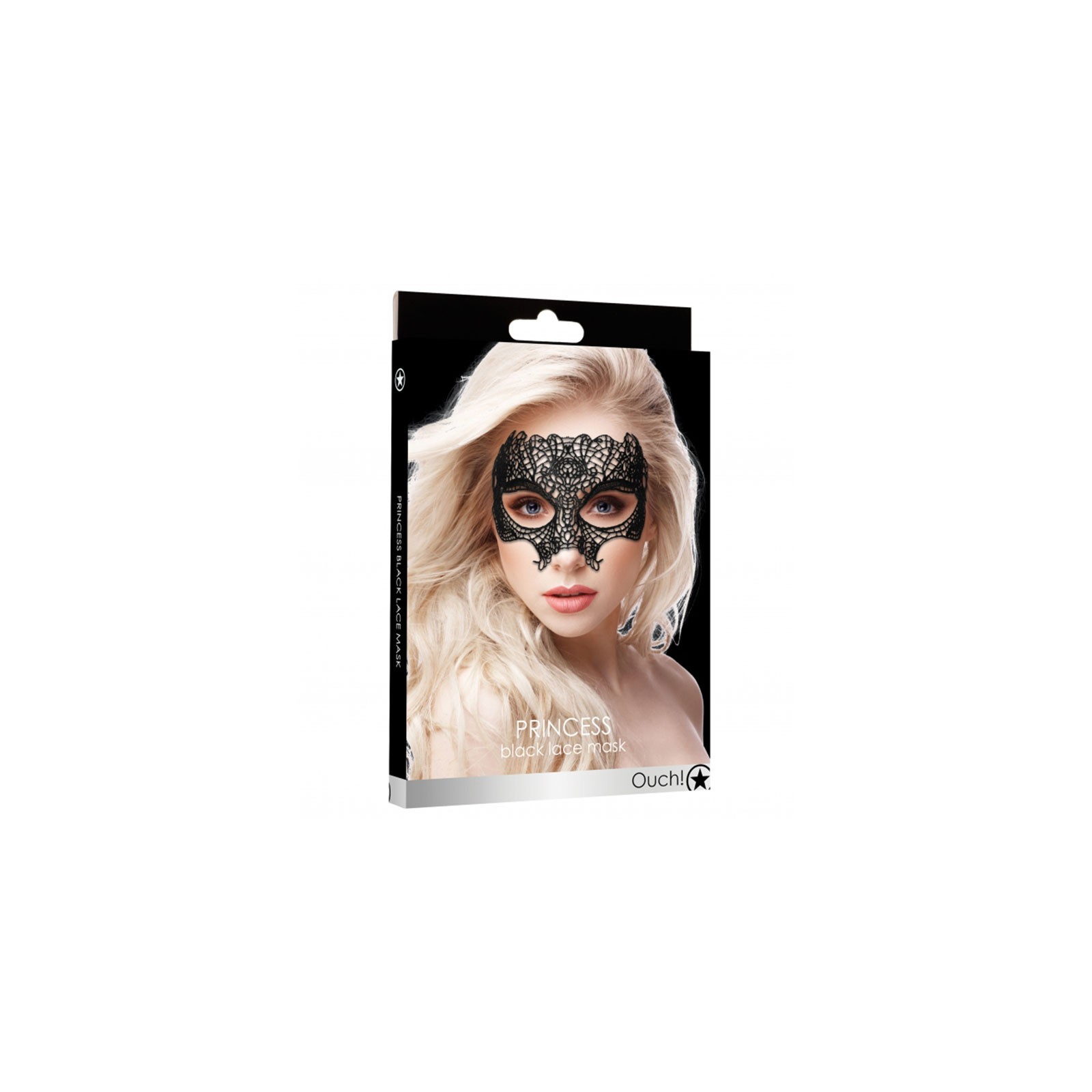 Ouch! Princess Lace Eye Mask Black