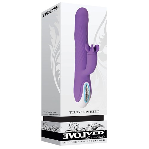 Evolved Tilt-O-Whirl Dual Stimulation Vibrator