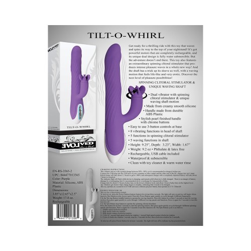 Vibrador de Estimulación Dual Evolved Tilt-O-Whirl