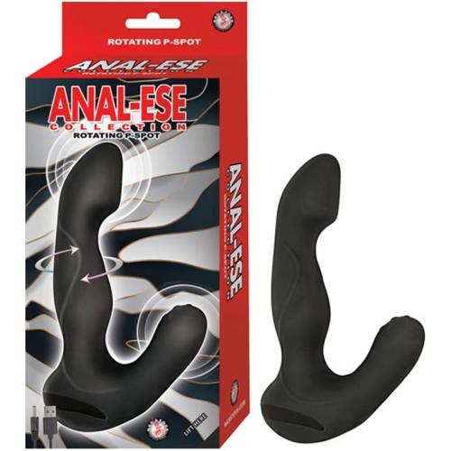 Anal Ese Rotating P Spot Vibe Black