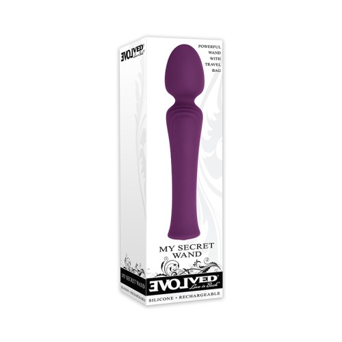 Evolved My Secret Wand Rechargeable Vibrator Purple