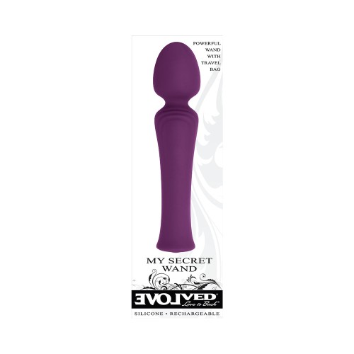 Evolved My Secret Wand Rechargeable Vibrator Purple