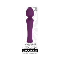 Evolved My Secret Wand Rechargeable Vibrator Purple