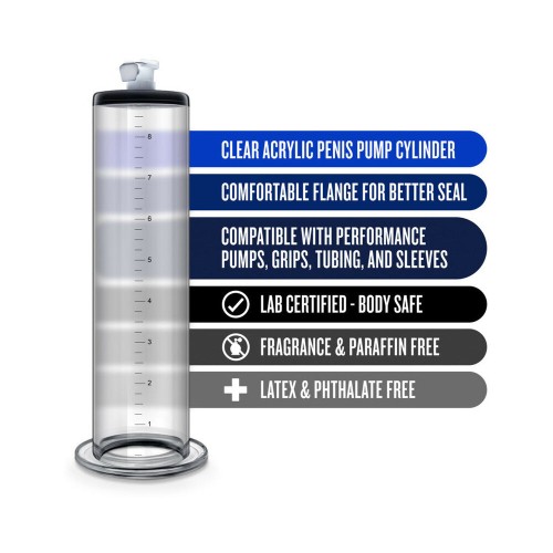 Performance Penis Pump Cylinder Clear 9 in