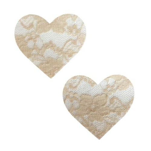 Neva Nude Toffee Lace Pasties for Party Fun