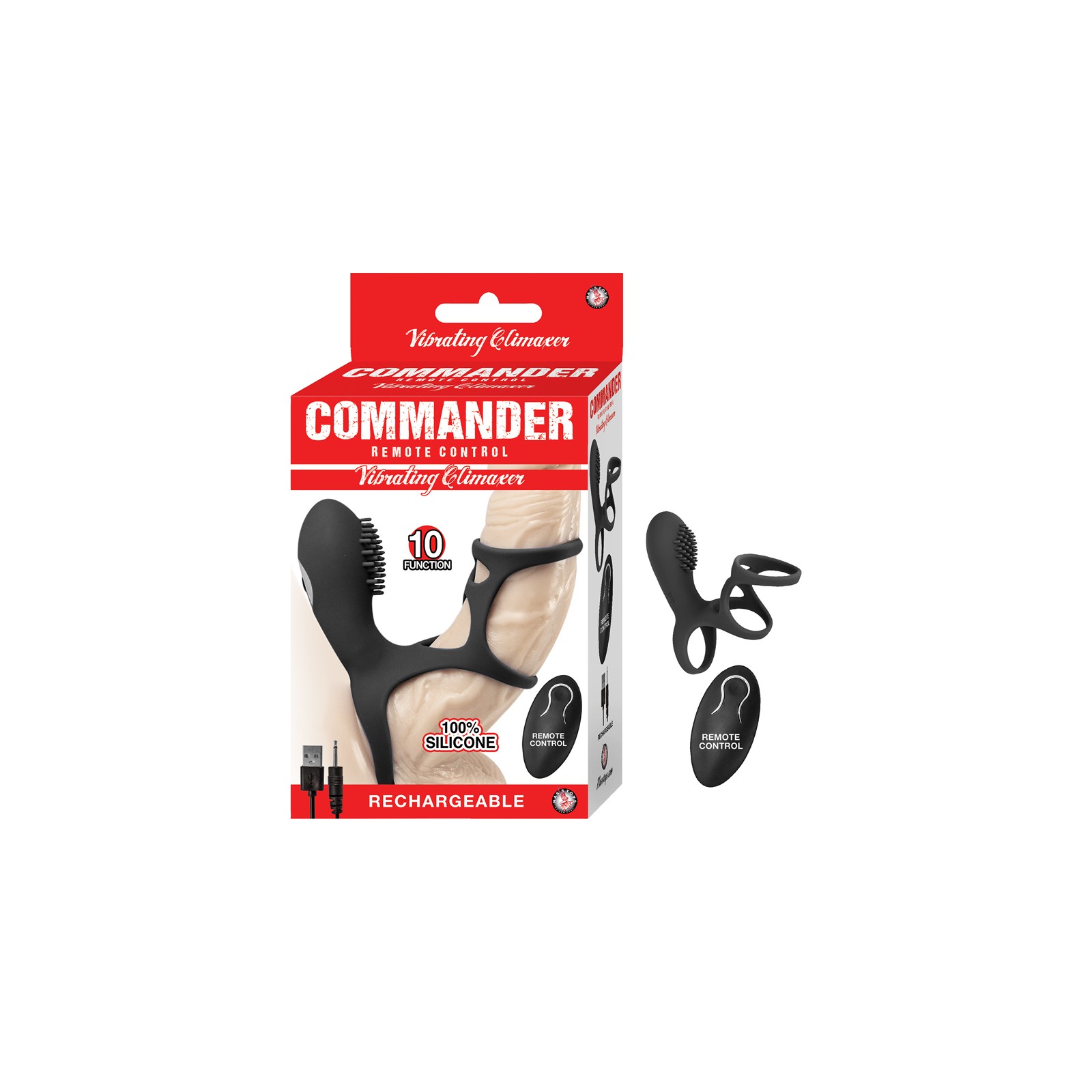 Climaxer Vibrante de Control Remoto Commander para el Placer Definitivo