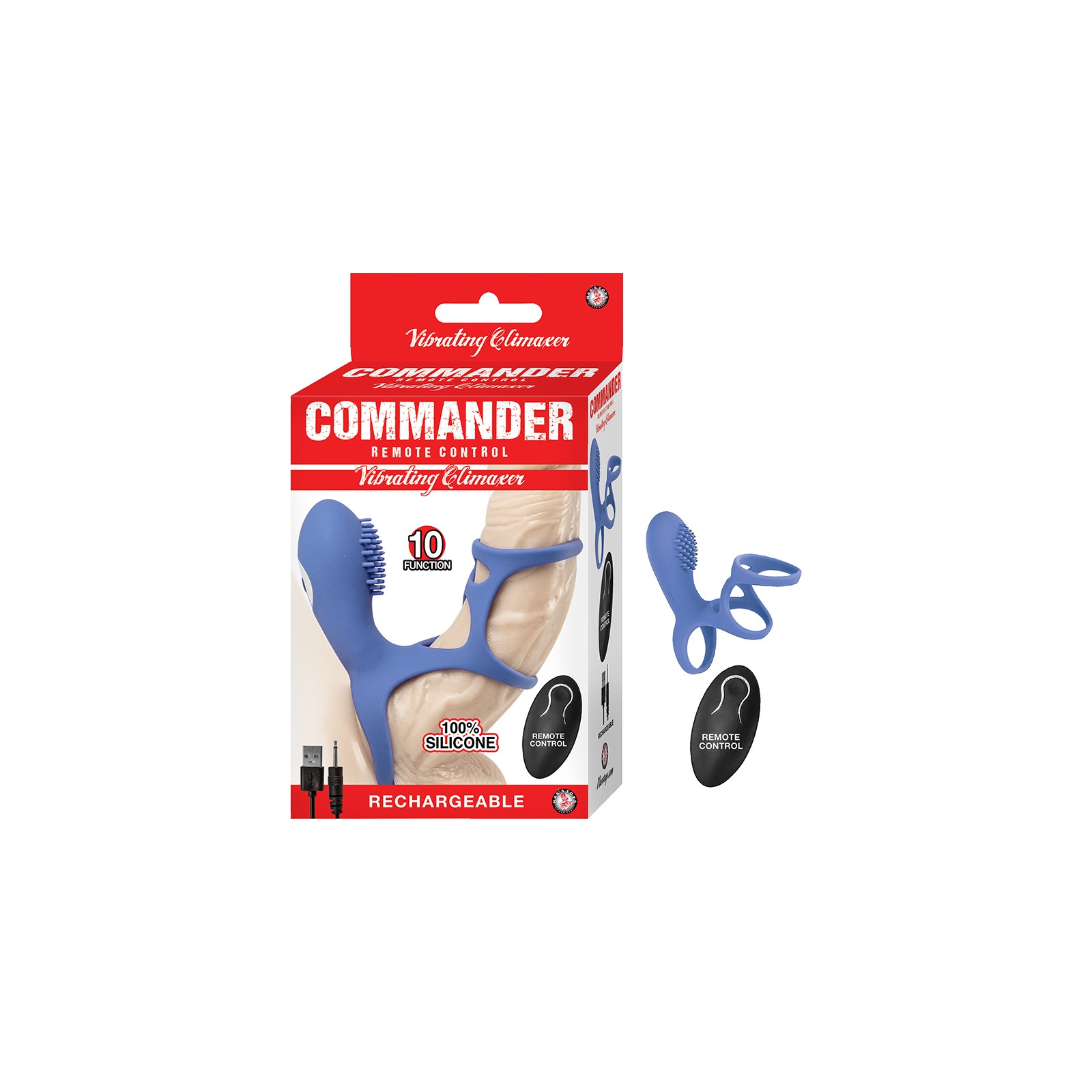 Clímax Remoto Vibrante Commander para Placer Mejorado