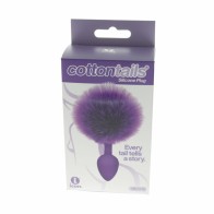 9's Cottontails Silicone Bunny Tail Butt Plug Purple Buy Now