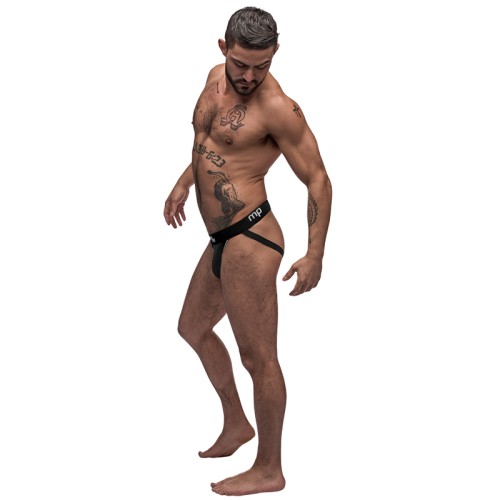 Male Power Black Nite Jock for Stylish Comfort