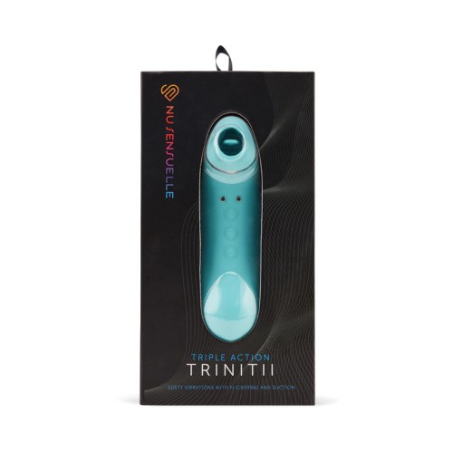 Vibrador Trinitii 3-en-1 de Succión y Lengua - Nu Sensuelle