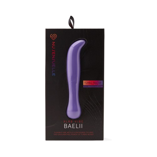 Nu Sensuelle Baelii XLR8 Turbo Vibrador Flexible Morado