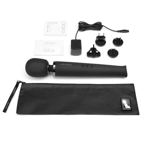 Le Wand Rechargeable Vibrating Massager in Black