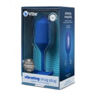 b-Vibe Plug Anal Vibratorio Ajustado 4 - Silicona Pesada Recargable