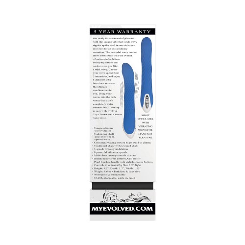 Vibrador de Silicona Evolved Tidal Wave Recargable