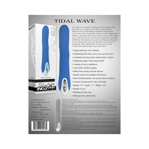 Evolved Tidal Wave Rechargeable Silicone Vibrator