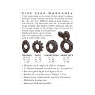 Zero Tolerance Ring My Bell 4-Piece Cockring Set Black