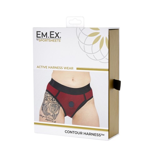 Arnés Contour Em.Ex. XS de Sportsheets para Comodidad y Durabilidad