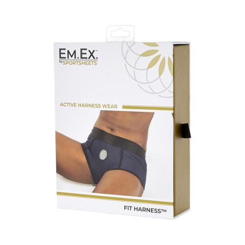 Sportsheets Em.Ex. Fit Harness Navy XS