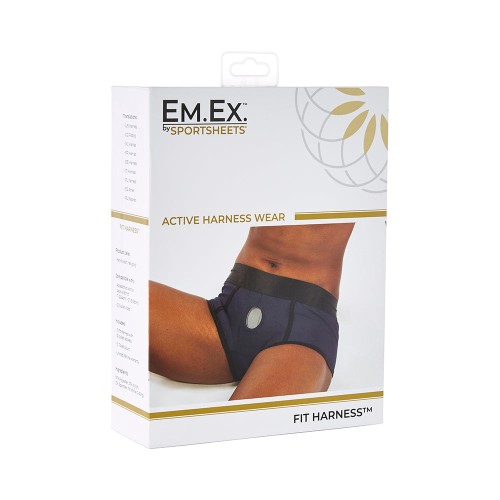 Sportsheets Em.Ex. Fit Harness Navy XS