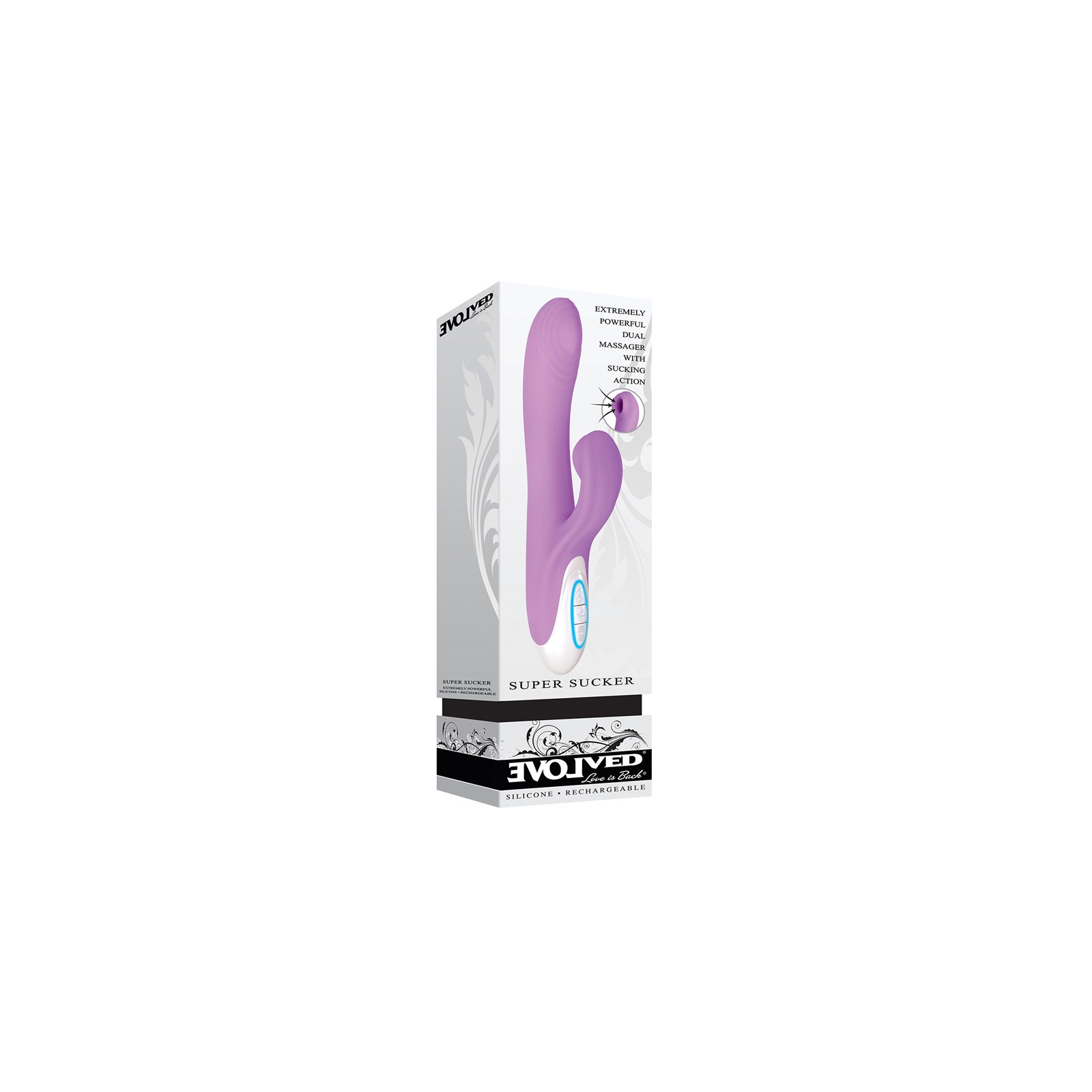 Evolved Super Sucker Rechargeable Vibrator