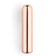 Vibrador Recargable Le Wand Chrome Bullet Rosa Oro