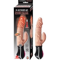 Natural Realskin Hot Cock Rotating Thruster for Realistic Pleasure