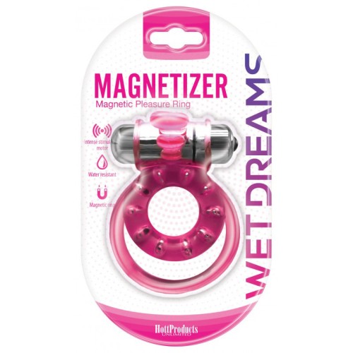 Magnetic Cock Ring with Bullet for Enhanced Pleasure