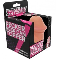 Pecker Beer Can Topper for Fun Parties