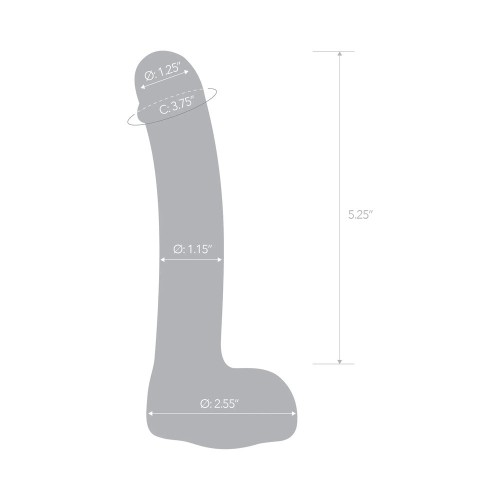 Curved Glass G-Spot Dildo