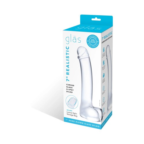 Dildo de Vidrio Curvado para G-Spot