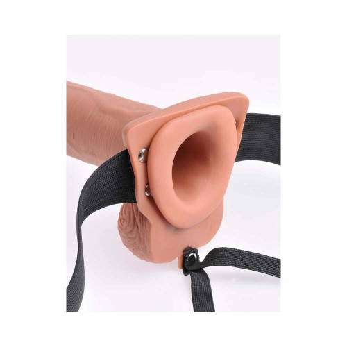 Pipedream Fetish 10 in. Vibrating Hollow Strap-On for Confidence