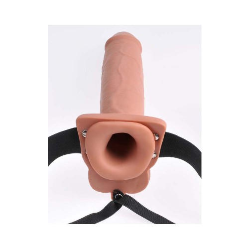 Strap-On Hueco Vibrador de 10 in. de Pipedream Fetish para Confianza