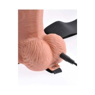 Pipedream Fetish 10 in. Vibrating Hollow Strap-On for Confidence