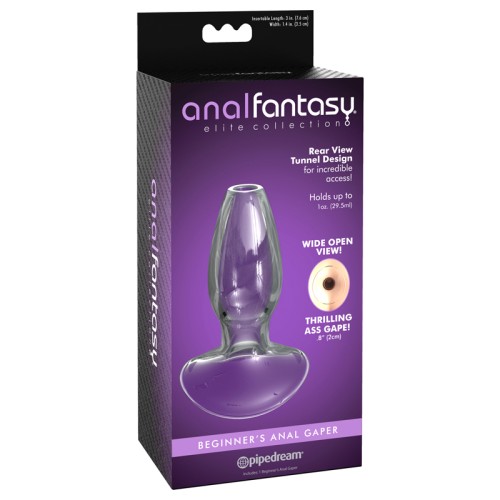 Pipedream Anal Fantasy Elite Beginner's Gaper Plug Clear