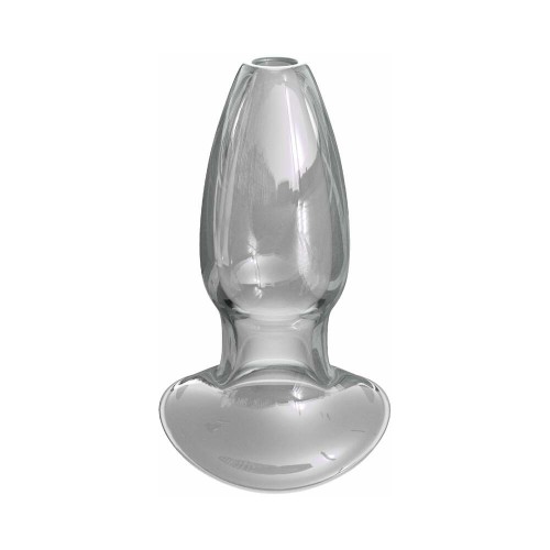 Anal Fantasy Elite Collection Glass Tunnel Plug for Premium Pleasure